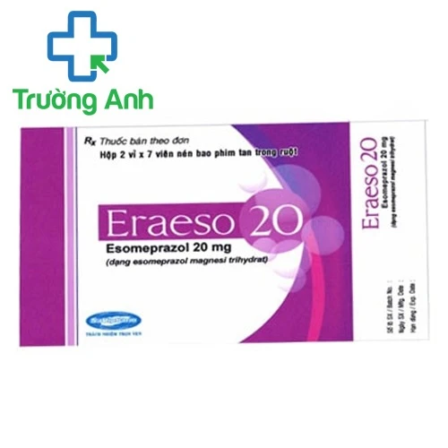 Eraeso 20 - Thuốc điều trị trào ngược dạ dày, thực quản hiệu quả