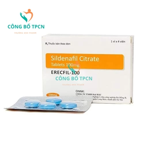 Erecfil 100mg Stallion - Thuốc điều trị rối loạn cương dương hiệu quả