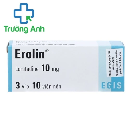 Erolin 10mg - Thuốc điều trị viêm mũi dị ứng hiệu quả