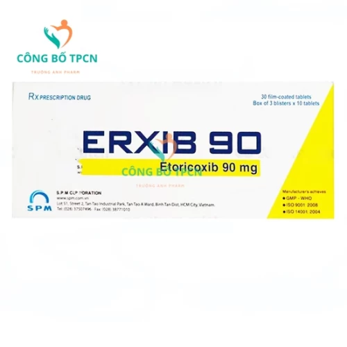 Erxib 90 SPM - Thuốc giảm đau nhức xương khớp hiệu quả
