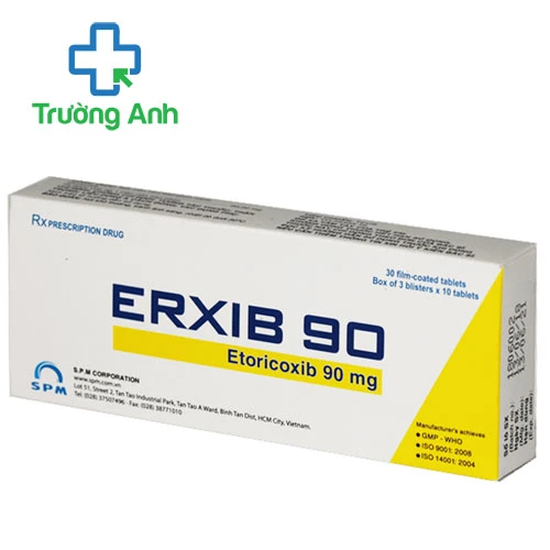 Erxib 90 SPM - Thuốc giảm đau nhức xương khớp hiệu quả