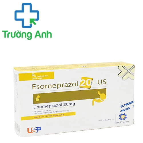 Esomeprazol 20-US - Thuốc điều trị bệnh trào ngược dạ dày hiệu quả