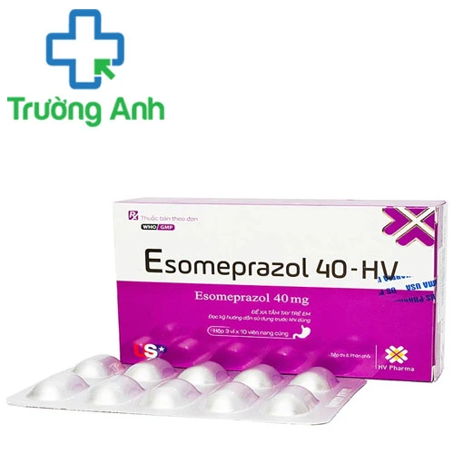 Esomeprazol 40-HV - Thuốc điều trị bệnh trào ngược dạ dày