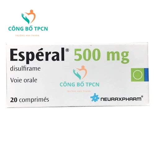 Esperal 500MG - Thuốc điều trị nghiện rượu của Sanofi