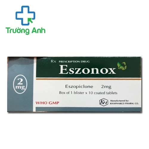 Eszonox - Thuốc điều trị mất ngủ hiệu quả của Khapharma