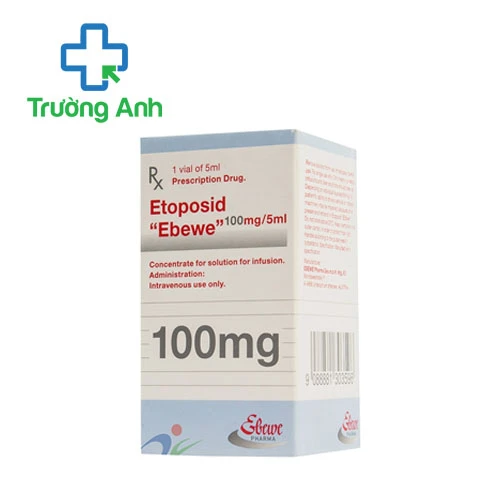 Etoposid "Ebewe" 100mg/5ml - Điều trị u lympho Hodgkin