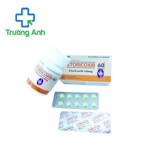 Etoricoxib 60 Khapharco - Thuốc chống viêm, giảm đau hiệu quả