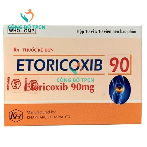 Etoricoxib 90 Khapharco - Thuốc chống viêm giảm đau hiệu quả