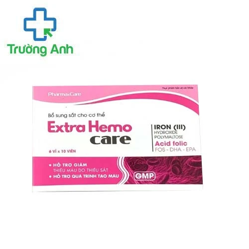 Extra Hemo Care - Giúp giảm tình trạng thiếu máu do thiếu sắt