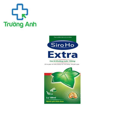 Siro Extra - Giúp nhuận phế, giảm các triệu chứng của viêm họng