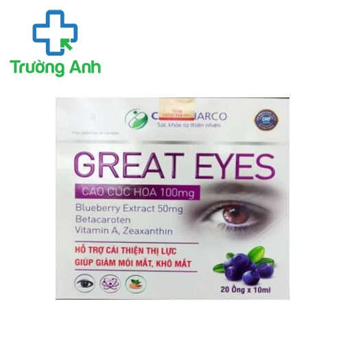  Great Eyes - Giúp hỗ trợ cải thiện thị lực hiệu quả