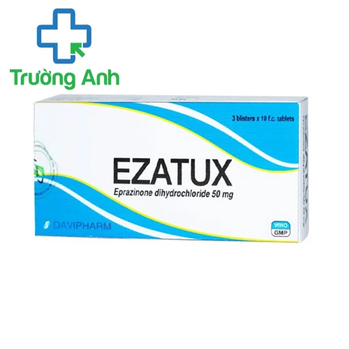 Ezatux - Thuốc long đờm, trị viêm phế quản cấp và mạn tính của  Davipharm