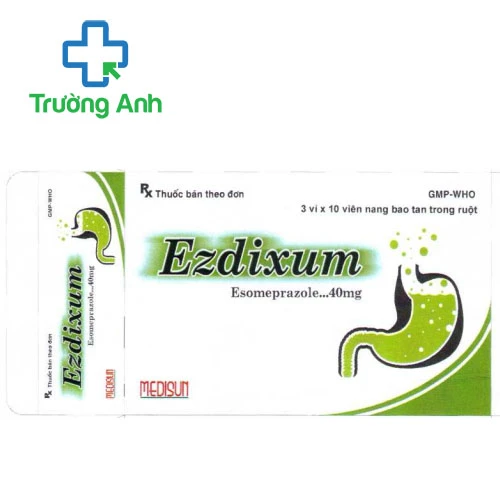Ezdixum 40 Medisun - Thuốc điều trị viêm loét dạ dày tá tràng