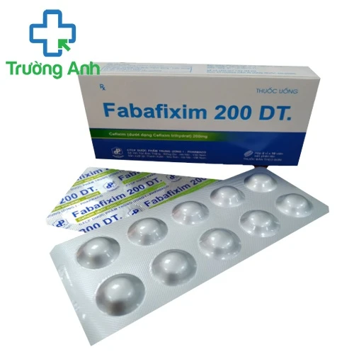 Fabafixim 200 DT. Pharbaco - Thuốc điều trị nhiễm khuẩn hiệu quả