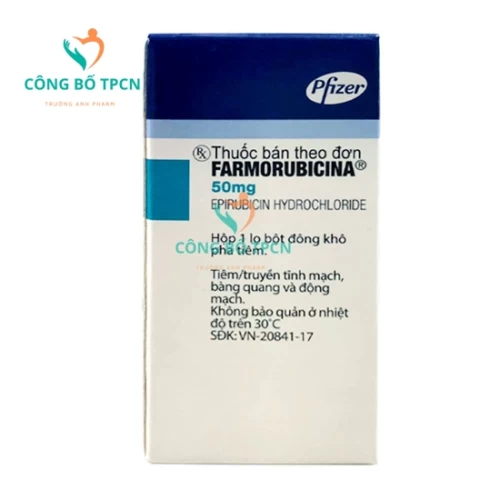 Farmorubicina 50mg Actavis - Thuốc điều trị ung thư hiệu quả