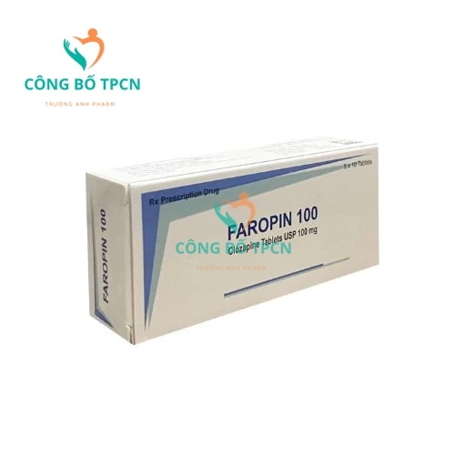 Faropin 100 - Thuốc điều trị bệnh tâm thần phân liệt mãn tính