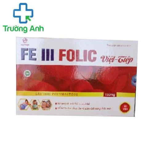 Fe III Folic Việt - Tiệp - Bổ sung sắt, hỗ trợ quá trình tạo máu