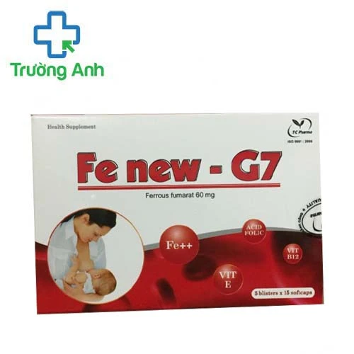 Fe new-G7 - Bổ sung sắt, acid folic, vitamin B12 cho cơ thể