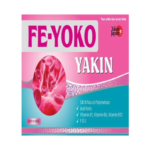 Fe-Yoko Yakin - Bổ sung sắt, Acid folic và vitamin cần thiết