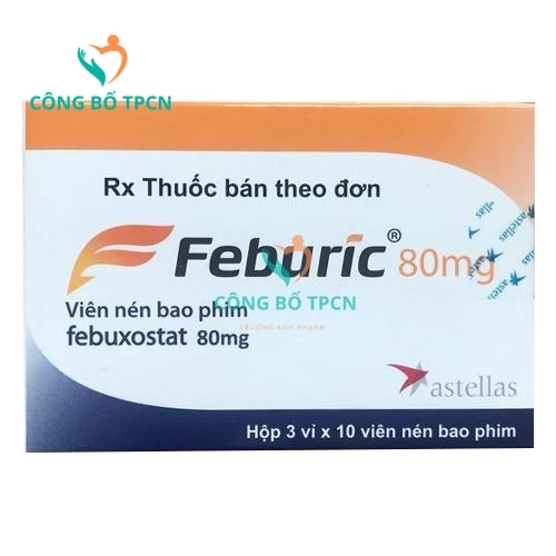 Feburic 80mg - Thuốc điều trị bệnh gút của Pháp