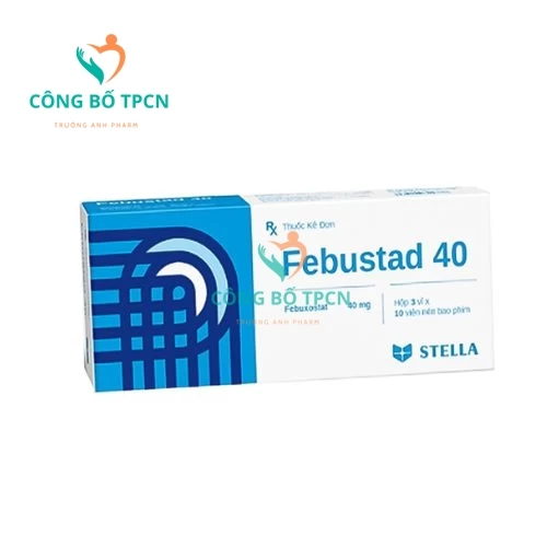 Febustad 40 - Thuốc điều trị tăng axit uric máu ở người bị gout