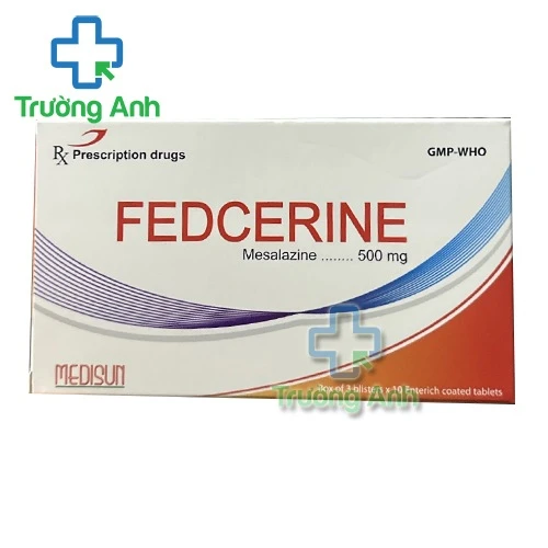 Fedcerine 500mg Medisun - Thuốc điều trị viêm loét đại tràng hiệu quả