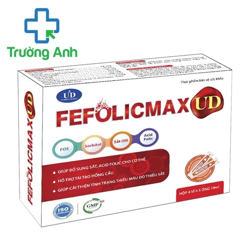 Fefolicmax UD - Giúp bổ sung sắt, acid folic cho cơ thể hiệu quả