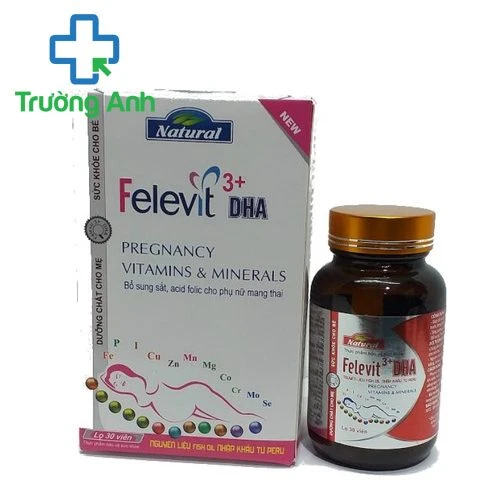 Felevit 3+ DHA - Bổ sung dưỡng chất cho mẹ, tăng cường sức khỏe cho bé