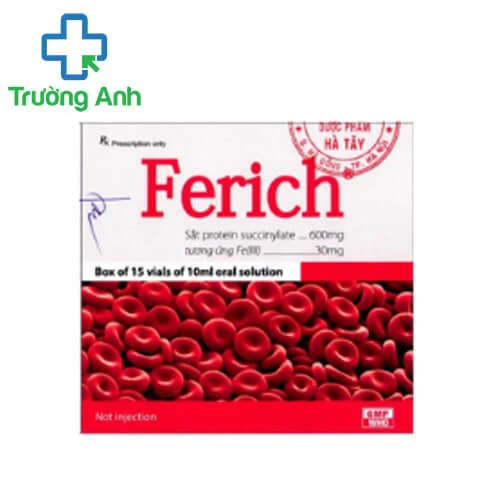 Ferich Hataphar - Thuốc điều trị thiếu máu do thiếu sắt hiệu quả