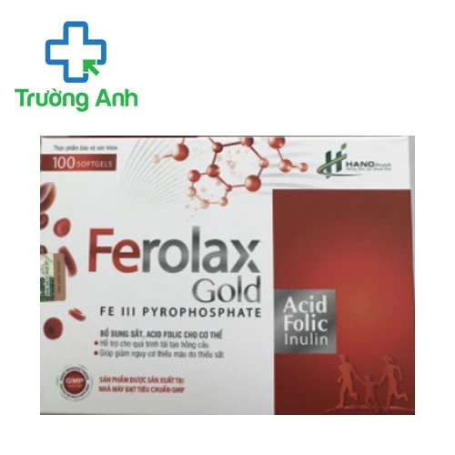 Ferolax Gold - Giúp bổ sung sắt và acid folic cho cơ thể