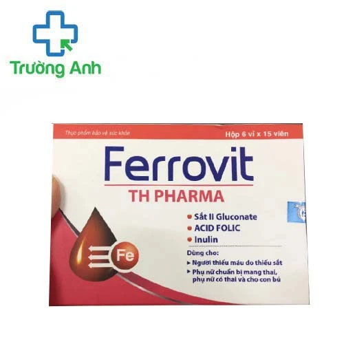 Ferrovit TH Pharma - Giúp giảm triệu chứng thiếu máu do sắt
