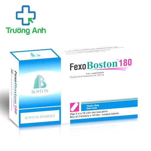 Fexoboston 180 - Thuốc điều trị triệu chứng của viêm mũi dị ứng