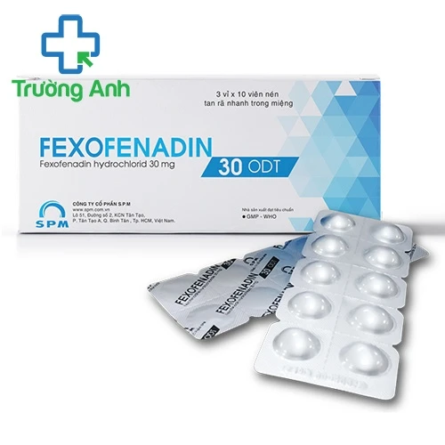 Fexofenadin 30 ODT - Thuốc điều trị viêm mũi dị ứng của SPM