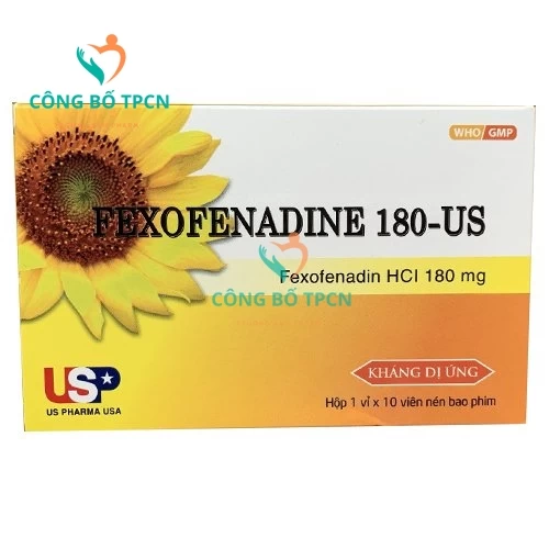 Fexofenadine 180mg (US Pharma) (10 hộp)