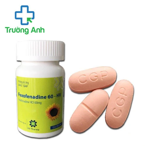Fexofenadine 60 - HV USP (lọ) - Giúp điều trị viêm mũi dị ứng