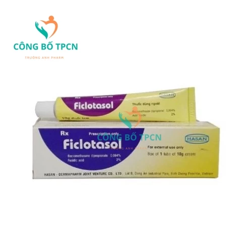 Ficlotasol - Kem bôi trị nhiễm khuẩn da hiệu quả (10 hộp)