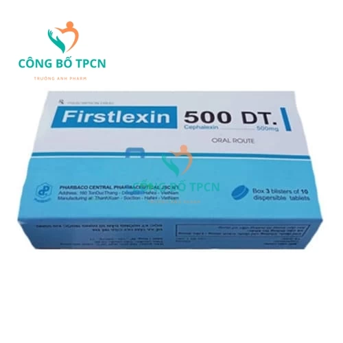 Firstlexin 500 DT - Thuốc điều trị nhiễm khuẩn của Pharbaco
