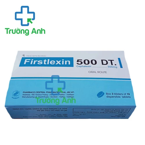 Firstlexin 500 DT - Thuốc điều trị nhiễm khuẩn của Pharbaco