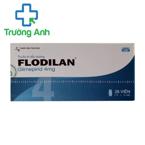 Flodilan 4mg -  Thuốc điều trị bệnh đái tháo đường của Davipharm