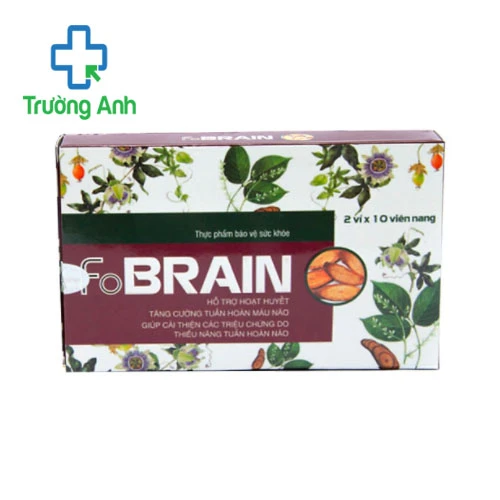 FOBRAIN - Giúp hỗ trợ hoạt huyết, tăng cường tuần hoàn máu não