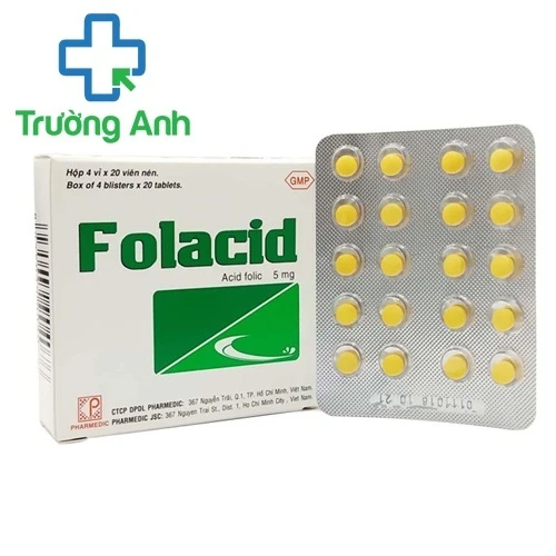 Folacid - Thuốc điều trị bệnh thiếu máu hiệu quả của Pharmedic