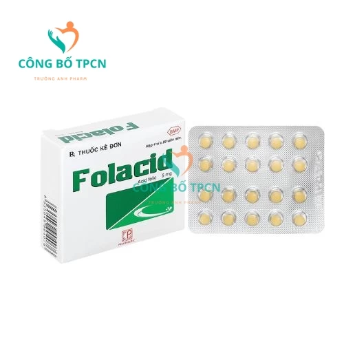 Folacid - Thuốc điều trị bệnh thiếu máu hiệu quả của Pharmedic