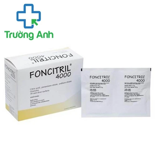 Foncitril 4000 - Thuốc điều trị sỏi niệu, bênh gút hiệu quả