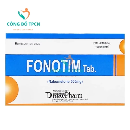 Fonotim Tab - Thuốc điều trị viêm xương khớp hiệu quả của Hàn Quốc