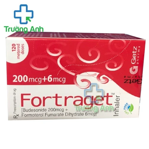 Fortraget Inhaler 200mcg+6mcg Getz Pharma - Thuốc điều trị hen suyễn