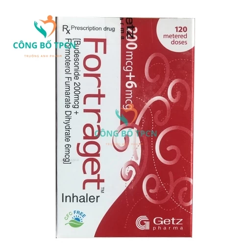 Fortraget Inhaler 200mcg+6mcg Getz Pharma - Thuốc điều trị hen suyễn