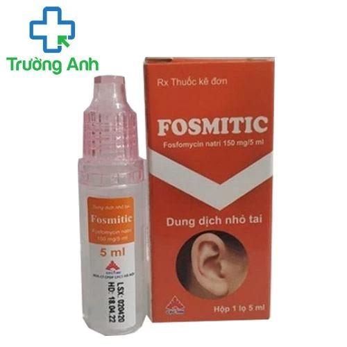 Fosmitic 150mg/5ml- Thuốc điều trị viêm tai, viêm màng nhĩ hiệu quả