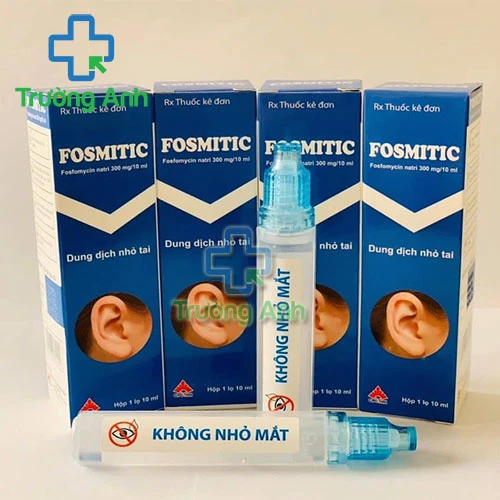 Fosmitic 300mg/10ml - Thuốc điều trị viêm tai, viêm màng nhĩ hiệu quả