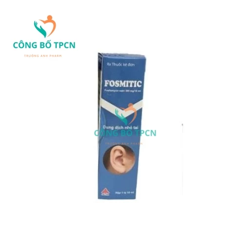 Fosmitic 300mg/10ml - Thuốc điều trị viêm tai, viêm màng nhĩ hiệu quả