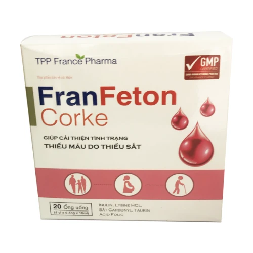 FranFeton Corke - Bổ sung sắt, acid folic cho cơ thể